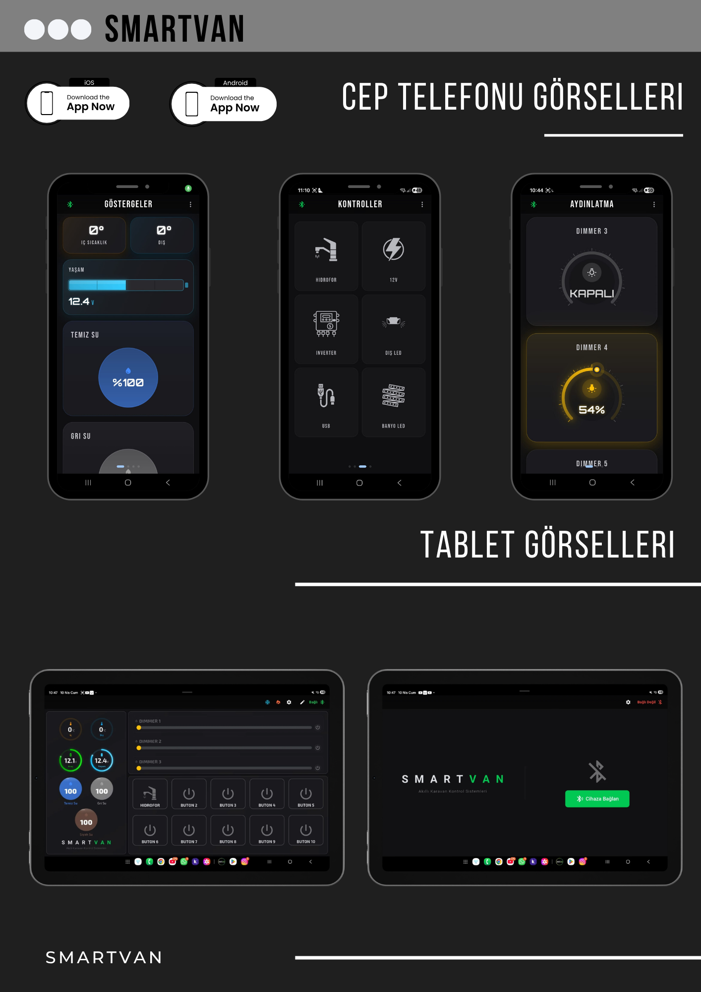 BRAND AKILLI KARAVAN KONTROL SİSTEMİ